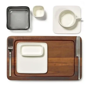 Serax Assiette Carrée En Porcelaine Blanche 24x24cm 18