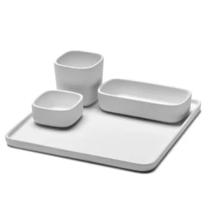 Serax Assiette Carrée En Porcelaine Blanche 28x28cm 14