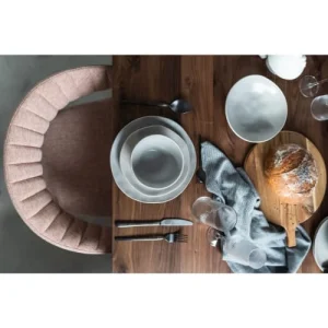 Kare Design Assiette Creuse En Céramique Grise D20 – Lot De 4 9