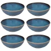 Maisons Du Monde Assiette Creuse En Faïence Bleue – Lot De 6 13