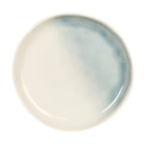 Maisons Du Monde Assiette Creuse En Grès Blanc Et Bleu 7