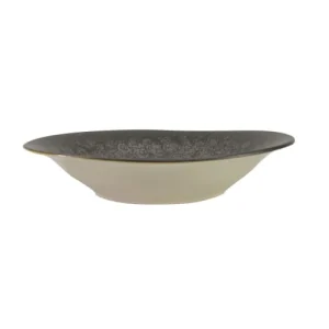 Sibo Homeconcept Assiette Creuse En Grès Réactif Gris 22 Cm – Lot De 6 6