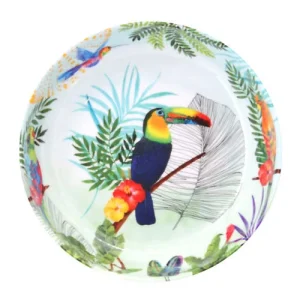 Les Jardins De La Comtesse Assiette Creuse En Mélamine Pure 20 Cm Imprimé De Toucans 9