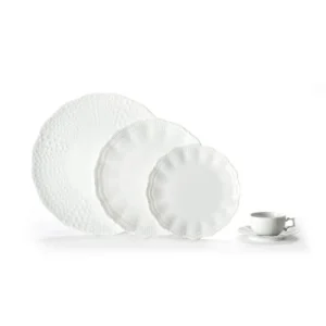 Medard De Noblat Assiette De Présentation En Porcelaine Blanc 10