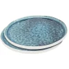 Kare Design Assiette En Grès Bleu D27 – Lot De 2 16