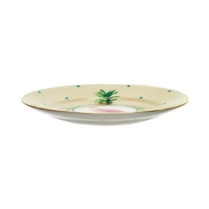 Yvonne Ellen Assiette En Porcelaine Flamant Rose D16cm 10