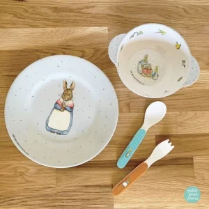 Petit Jour Paris Assiette Pierre Lapin Bleue (20 Cm) 6