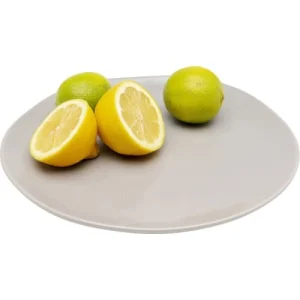 Kare Design Assiette Plate En Céramique Grise D26 – Lot De 4 15