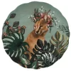 Maisons Du Monde Assiette Plate En Faïence Multicolore Motif Tropical Et Lynx – Lot De 6 19