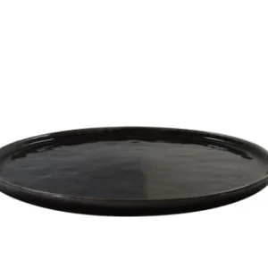 Sibo Homeconcept Assiette Plate En Grès Artisanal Brun 28 Cm – Lot De 4 9