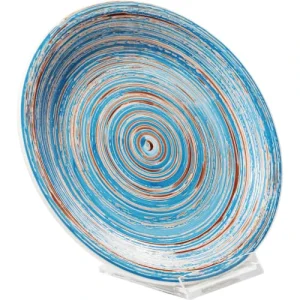 Kare Design Assiette Plate En Grès Bleu D19 – Lot De 4 10