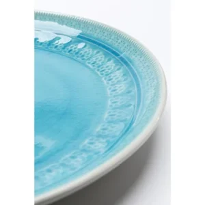 Kare Design Assiette Plate En Grès Bleu D27 – Lot De 4 11