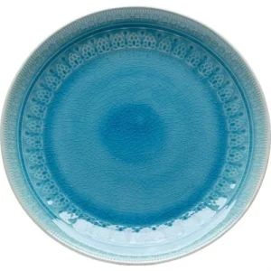 Kare Design Assiette Plate En Grès Bleu D27 – Lot De 4 13