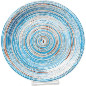 Kare Design Assiette Plate En Grès Bleu D27 – Lot De 4 9