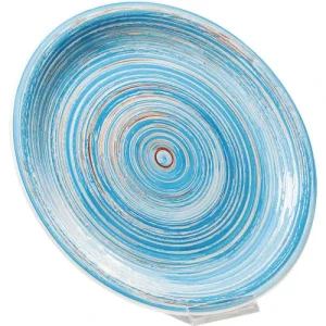 Kare Design Assiette Plate En Grès Bleu D27 – Lot De 4 11