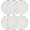 Maisons Du Monde Assiette Plate En Grès Gris Clair – Lot De 6 7