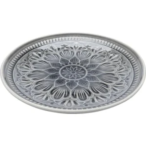 Kare Design Assiette Plate En Grès Gris D21 – Lot De 4 13