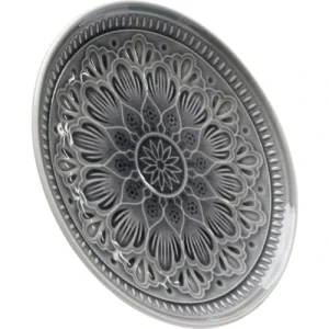 Kare Design Assiette Plate En Grès Gris D21 – Lot De 4 15