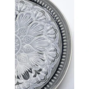 Kare Design Assiette Plate En Grès Gris D27 – Lot De 4 11