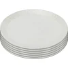 Kare Design Assiette Plate En Porcelaine Blanche D22 – Lot De 6 8