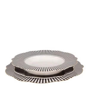 Mathilde M Assiette Plate Gris Foncé D27,5cm 10