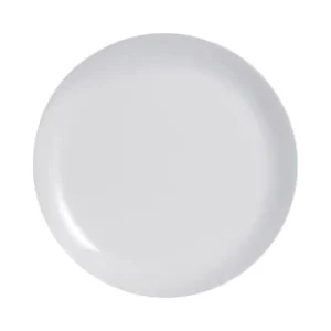 Luminarc Assiette Plate Grise En Verre Opale Extra Résistant D25cm 15