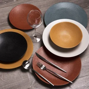 Table Passion Assiette Terra 31 Cm En Grès Orange 6