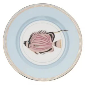 Yvonne Ellen Assiettes En Porcelaine Animaux Marins D20cm – Lot De 4 13