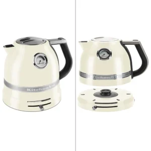 KitchenAid Bouilloire 1.5l Crème En Métal Beige 7