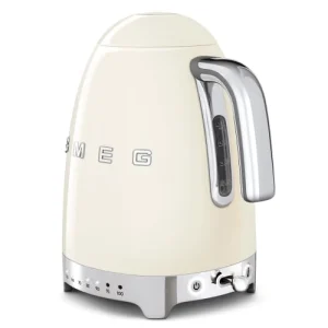 Smeg Bouilloire Année 50 1,7 L Crème En Inox Beige 7