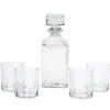 Wadiga Carafe à Whisky 900ml Et 4 Verres 22