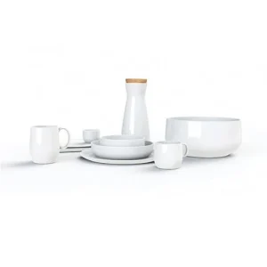 Medard De Noblat Coffret 6 Assiettes Plates Carrées 25,5×25,5cm 7