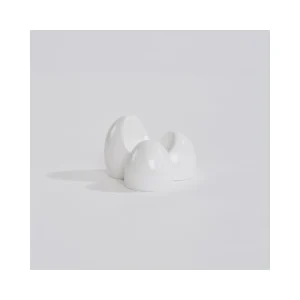 Thelermont Upton Coquetier En Porcelaine Blanche 14