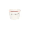 Maisons Du Monde Coupelle En Porcelaine Blanche Et Rouge – Lot De 4 5