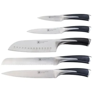 Richardson Sheffield Couteau Santoku En MOV + ABS Touché Soft Noir 9