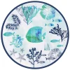 Les Jardins De La Comtesse Grande Assiette Plate Mélamine En Imprimé Marin 26,5 Cm 13