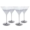 Kare Design Lot De 4 – Verre à Cocktail En Verre Argenté 11