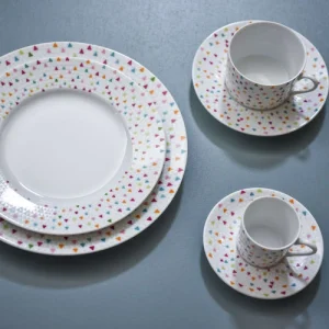 Table Passion Lot De 6 Assiettes Plate 27 Cm En Porcelaine Blanc 6