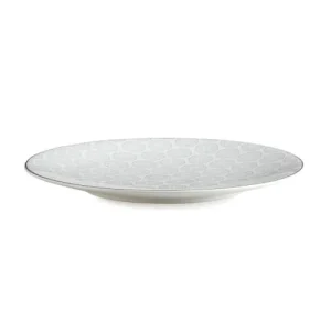 Table Passion Lot De 6 Assiettes Plate Chloé 27 Cm Anthracite En Grès Gris 7