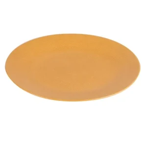 Table Passion Lot De 6 Assiettes Plate Safran 27 Cm En Grès Jaune 7