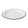 Olympia Lot De 6 Assiettes Plates Acier émaillé Ø 300 Mm 19