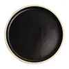 Olympia Lot De 6 Assiettes Plates Bord Droit 180 Mm Noire 5