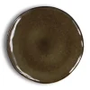 OGO Living Lot De 6 Assiettes Plates En Grès Vert 27,5cm 16