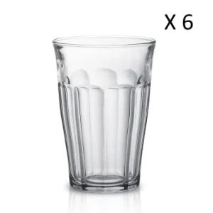 Duralex Lot De 6-Verre à Cocktail 36cl En Verre Trempé Résistant Teinté Marine 13