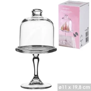 Wadiga Mini Présentoir à Pâtisserie En Verre Avec Cloche 6