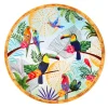 Les Jardins De La Comtesse Plat De Service Rond En Mélamine Imprimé De Toucans 5