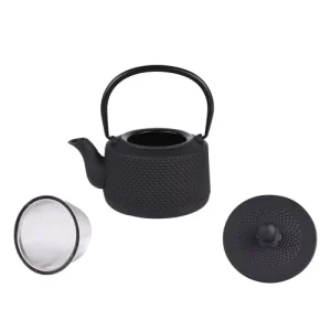 Table Passion Théière En Fonte Avec Filtre Inox 0.85 L E Noir 7